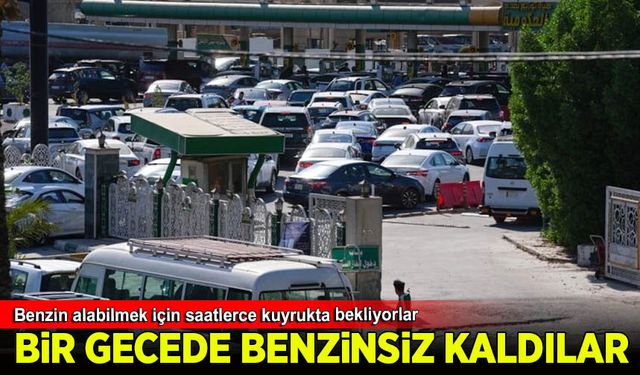 Irak'ta akaryakıt krizi: Benzin alabilmek için saatlerce kuyrukta bekliyorlar