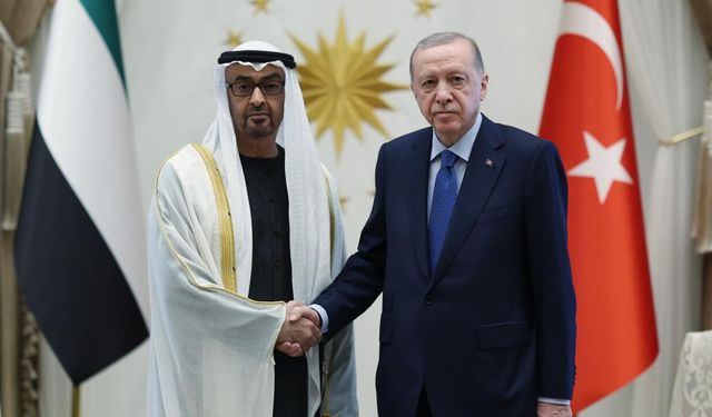 Cumhurbaşkanı Erdoğan, BAE Devlet Başkanı Al Nahyan ile görüştü