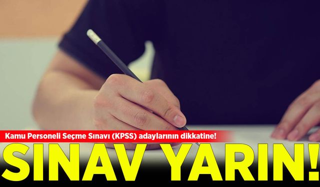 KPSS maratonu yarın başlayacak