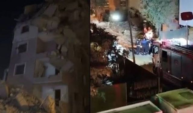 Küçükçekmece'de yıkımı yapılan binada çökme: 2 kişi yaralandı