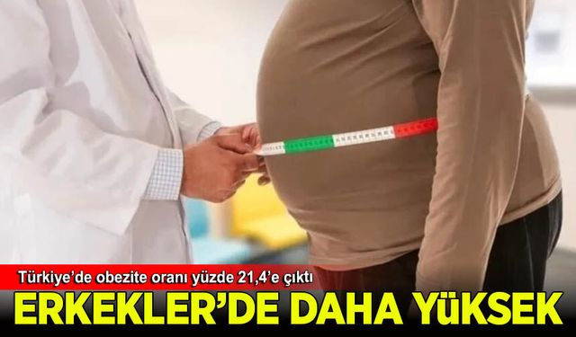 Türkiye’de obezite oranı yüzde 21,4’e çıktı