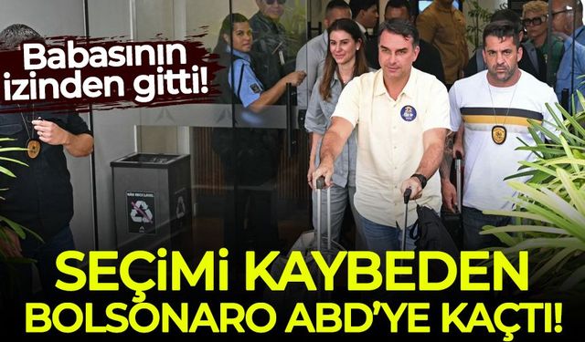 Seçimi kaybeden Bolsonaro ABD'ye kaçtı!