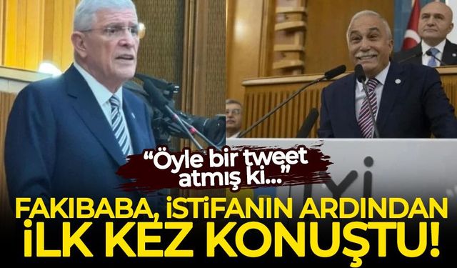 Ahmet Eşref Fakıbaba, istifa sonrası ilk kez konuştu