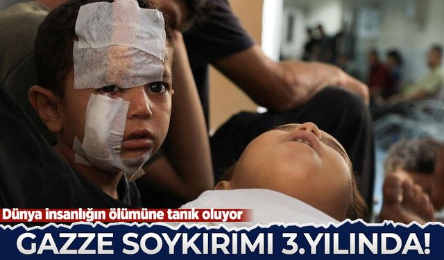 3 yıldır insanlığın gözü önünde Gazze’de soykırım devam ediyor: Dünya sessiz....