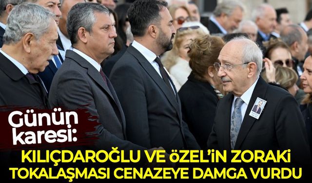 Kılıçdaroğlu ile Özel'in zoraki tokalaşması cenazeye damga vurdu