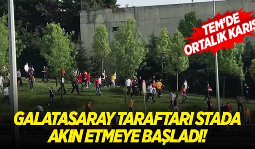 Stada akın etmeye başladılar! Galatasaray taraftarı kuralları çiğnedi...