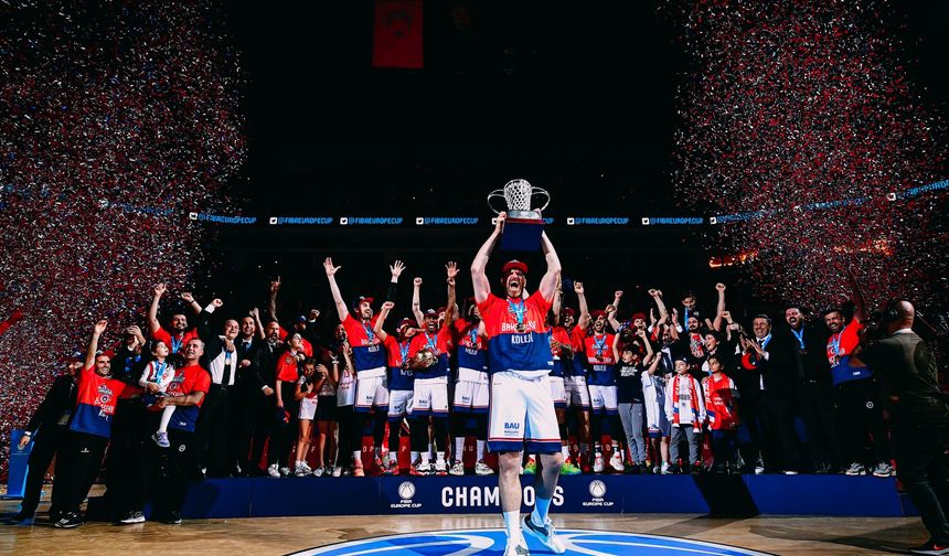 Şampiyon! Bahçeşehir Koleji FIBA Avrupa Kupası'nda tarih yazdı!