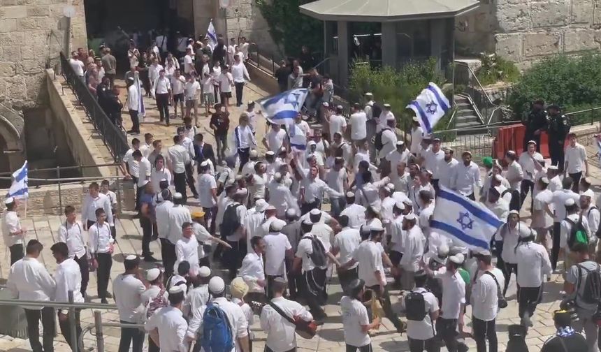 Kudüs'te Siyonistlerin provokatif eylemleri sürüyor!