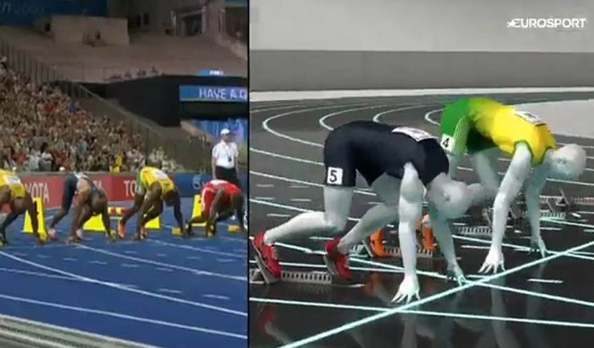 Dünya rekoru kıran Usain Bolt'un koşu sırasındaki fiziksel manevraları incelendi