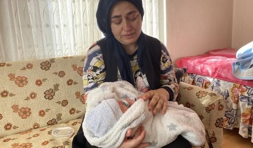 Amasra'daki patlamada hayatını kaybeden madencinin eşi doğum yaptı