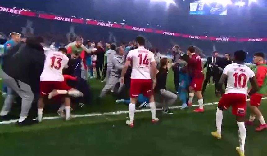 Zenit-Spartak Moskova maçında 'mahalle kavgası'