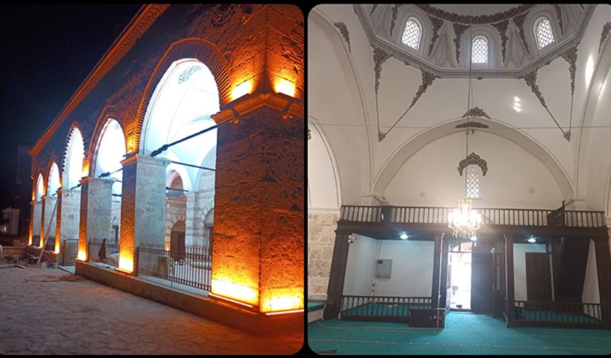 684 yıllık Orhan Bey Camii'nin restorasyonu tamamlandı