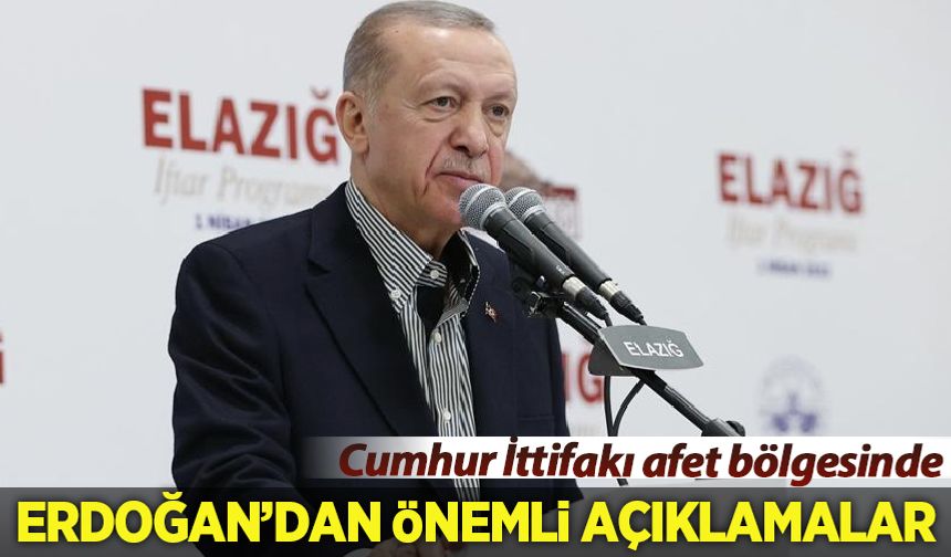 Cumhurbaşkanı Erdoğan: Cumhur İttifakı olarak beklentileri boşa çıkarmamakta kararlıyız