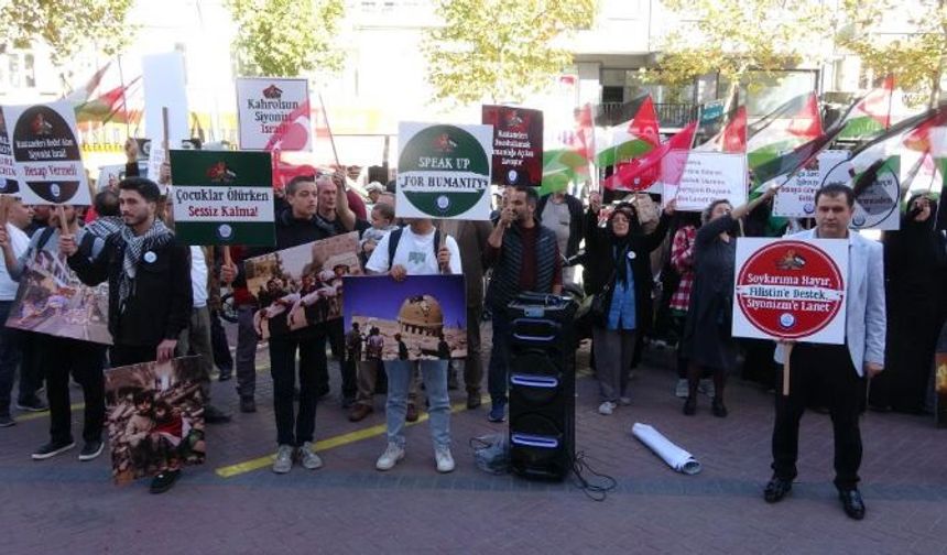 Kudüs Platformu İsrail'e destek veren firmaları protesto etti