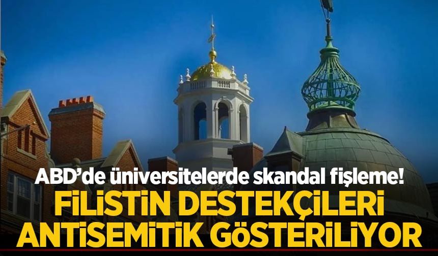 ABD'de üniversitelerde Filistin destekçileri antisemitik olarak fişleniyor