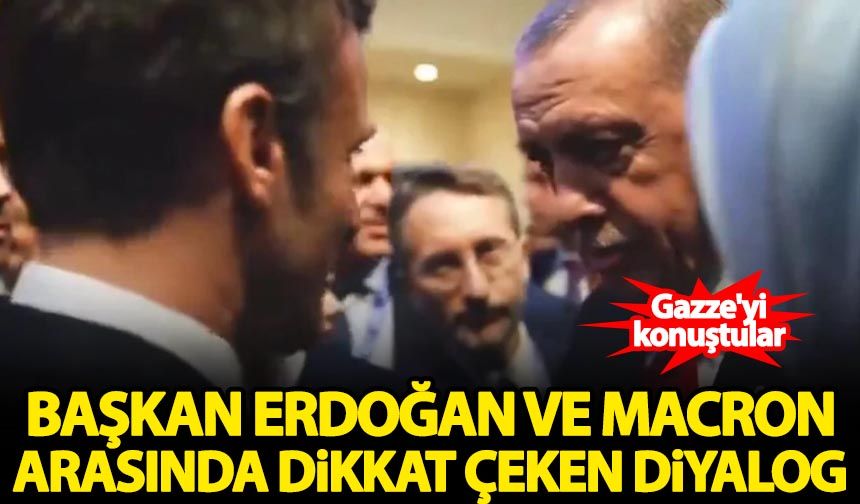 Başkan Erdoğan, Macron ile Cop28'te görüştü