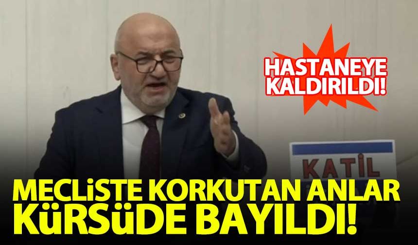 Saadet Partili Hasan Bitmez meclis kürsüsünde bayıldı!