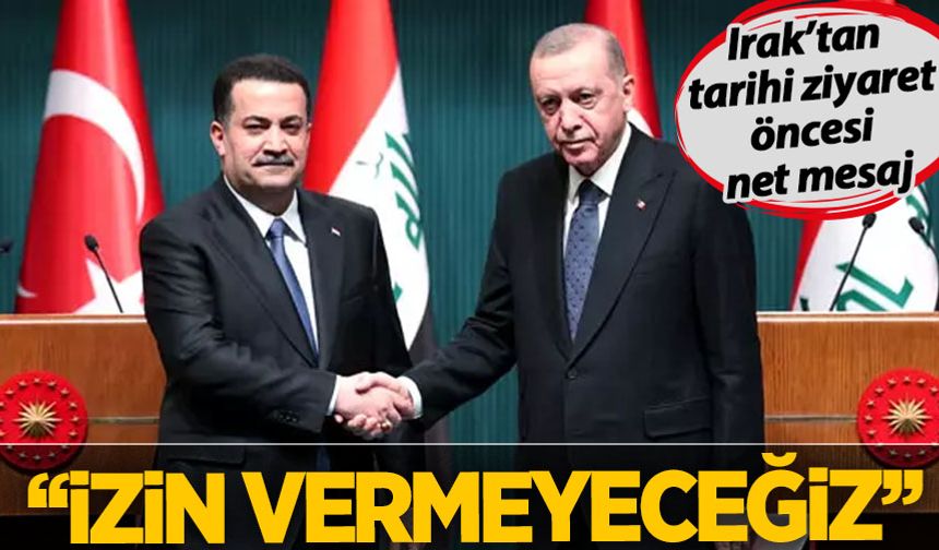 Cumhurbaşkanı Erdoğan'a Irak'a gidiyor! Ziyaret öncesi net mesaj