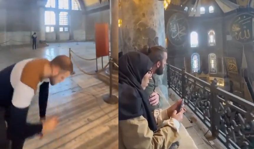 Ayasofya Camii'nin üst katında neler oluyor? İstarvoz mu çıkardılar?