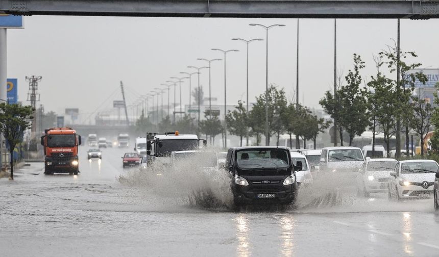 Ankara Valiliği'nden sel, fırtına ve dolu uyarısı