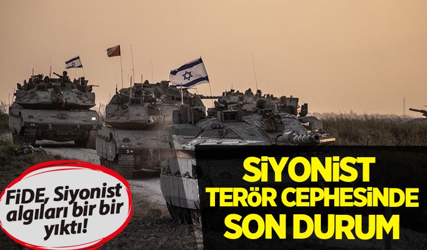 FİDE, Siyonist algıları bozmaya devam ediyor! İsrail'in kara propagandası: 'Hamas ateşkese engel'