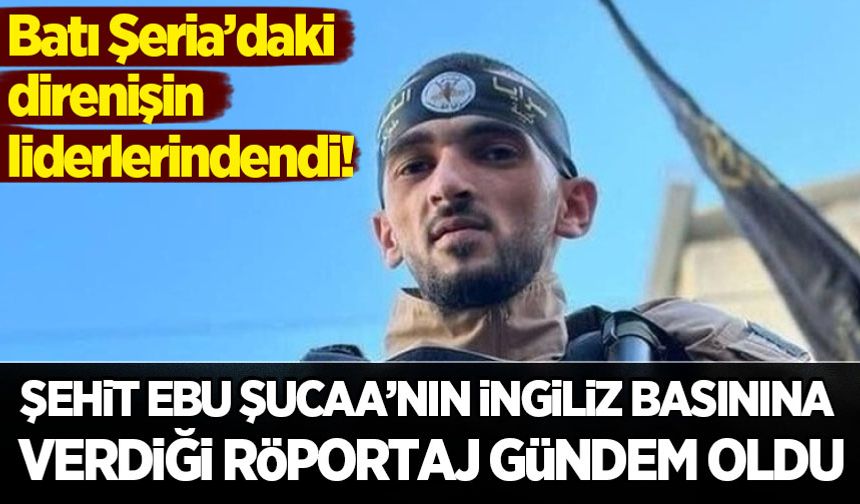 Şehit olan  Batı Şeria’daki direniş lideri Ebu Şucaa'dan geriye kalan görüntüler!