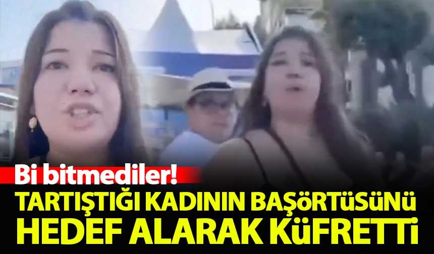 Ümraniye'de tartıştığı kadının başörtüsünü hedef alarak küfreden kadın tepki çekti