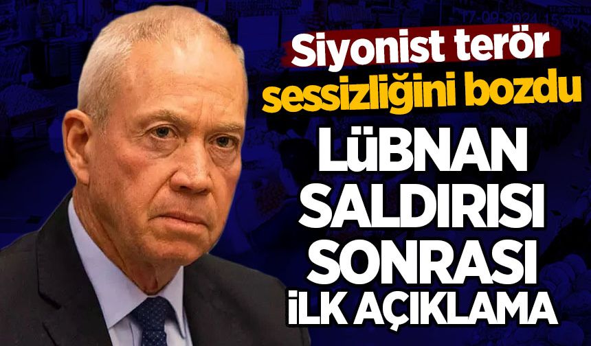 Siyonist terör sessizliğini bozdu! Lübnan'daki siber saldırı sonrası ilk açıklama