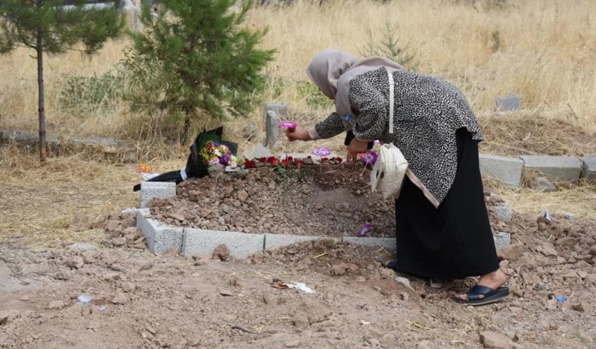 Narin Güran'ın mezarından ilk görüntü