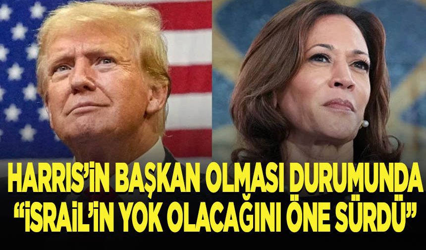 Trump, Harris'in başkan olması halinde "İsrail'in yok olacağını" savundu