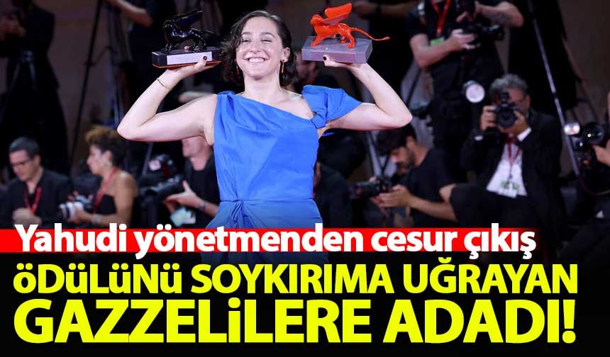 Yahudi yönetmen Sarah Friedland ödülünü soykırıma uğrayan Gazzelilere adadı