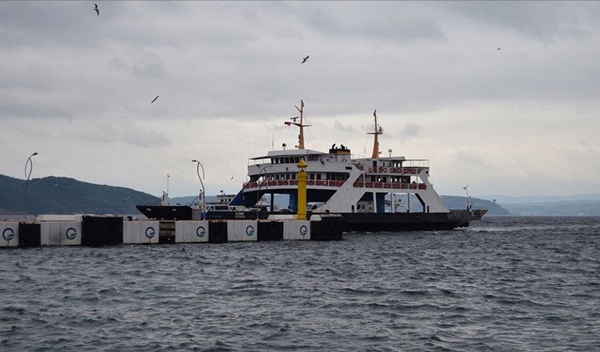 Geyikli-Bozcaada hattında yarınki feribot seferleri iptal edildi