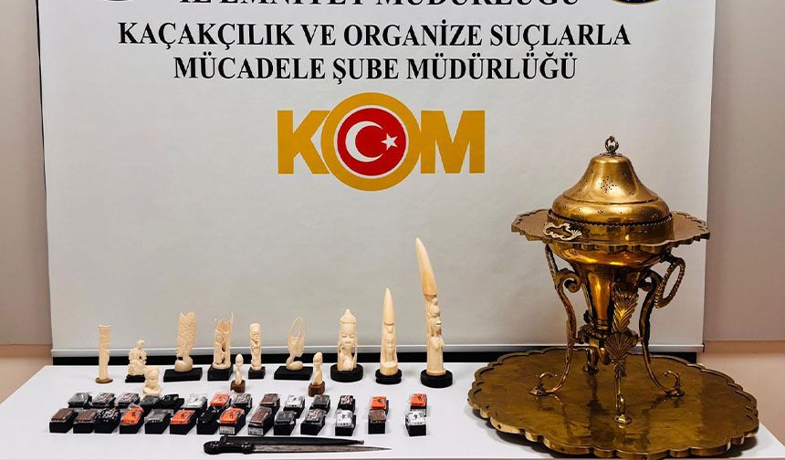 Samsun'da tarihi eser kaçakçılığı operasyonunda 1 kişi yakalandı