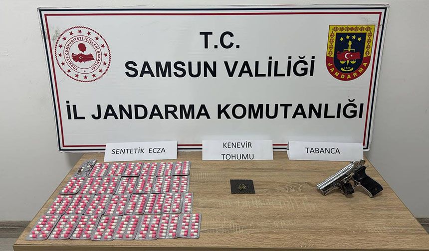 Samsun'da uyuşturucu operasyonu: 3 zanlı yakalandı