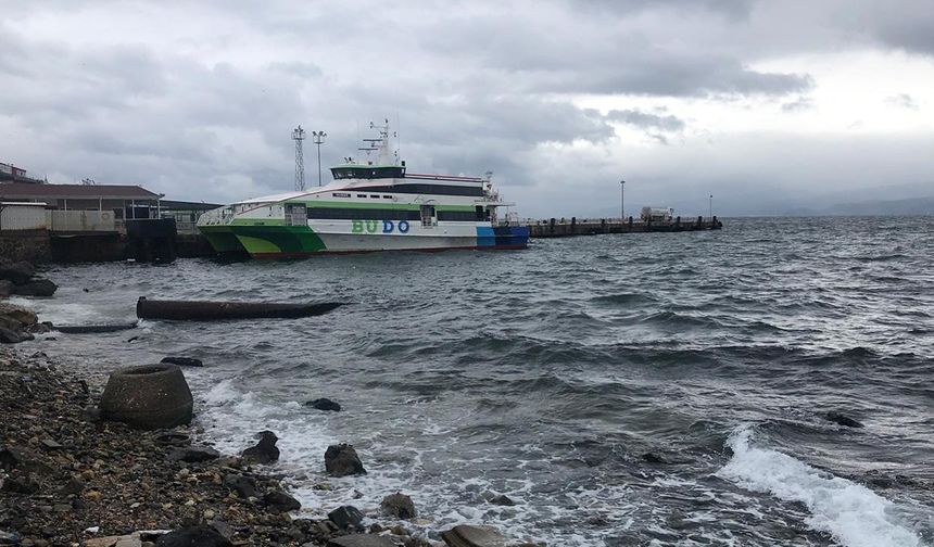 Bursa Deniz Otobüslerinin 4 seferi iptal edildi