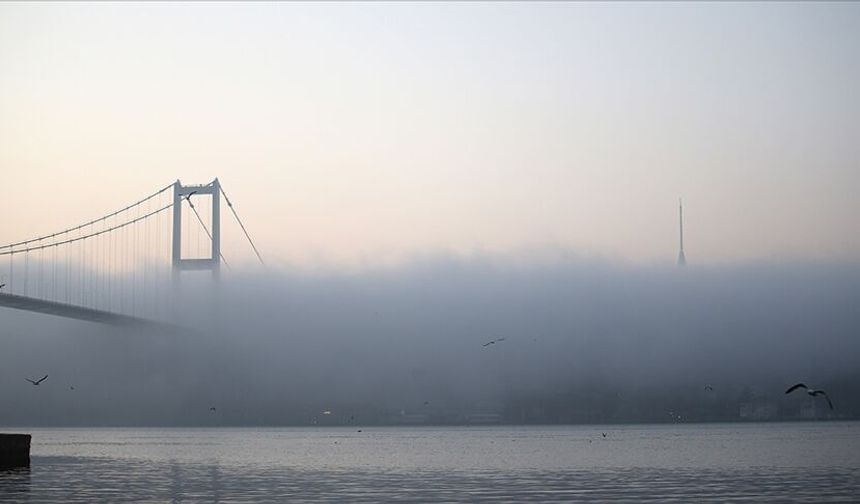 İstanbul'da yoğun sis: Boğaz trafiği kapatıldı