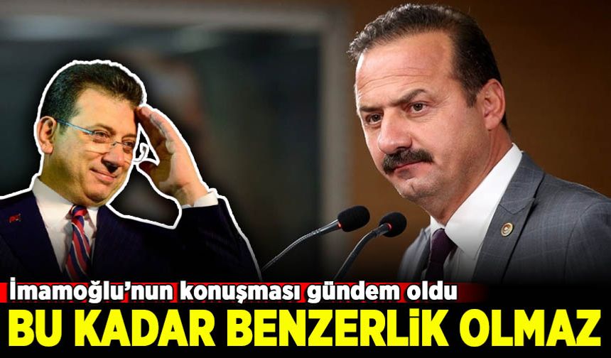 Ekrem İmamoğlu, Yavuz Ağıralioğlu’nu taklit ediyor