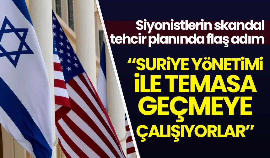 Siyonistlerden skandal tehcir planında yeni hamle: Suriye ile...