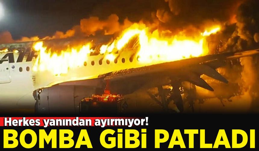 Powerbank bomba gibi patlayıp uçakta yangın çıkardı