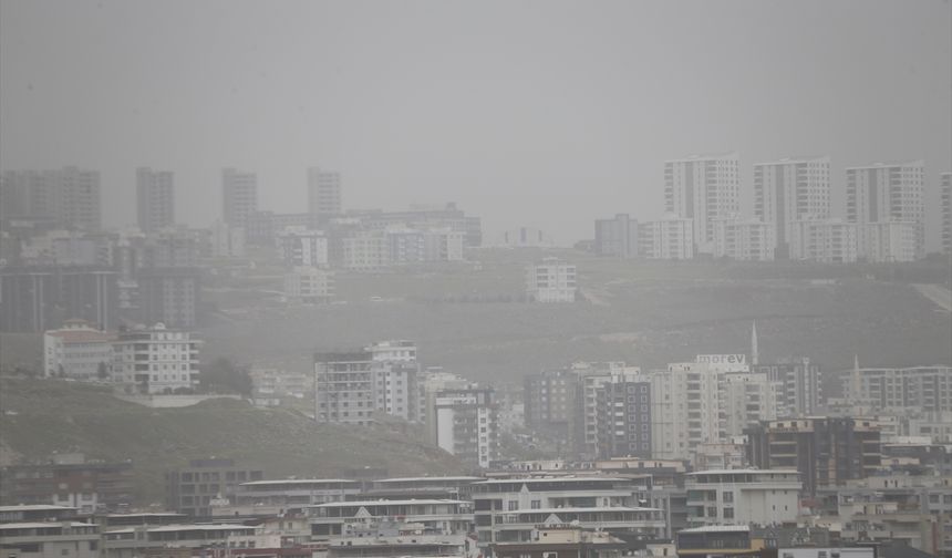 Şanlıurfa'da toz taşınımı etkili oluyor