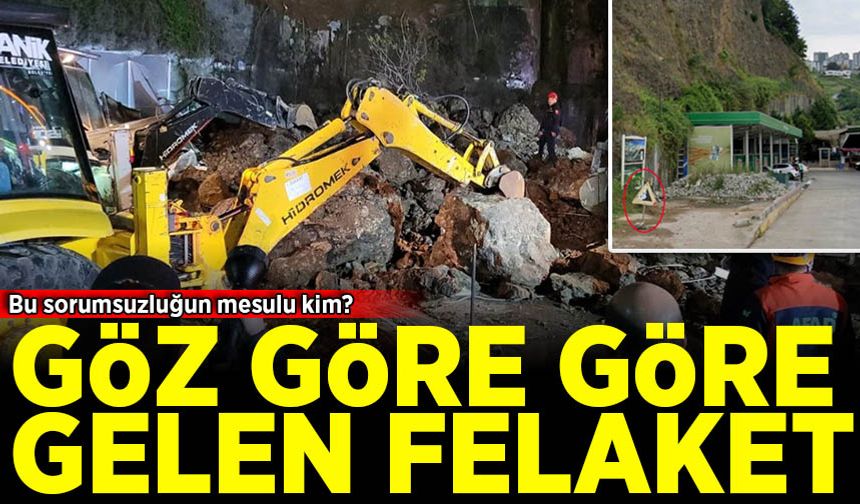 Samsun'da yaşanan heyelanla ilgili soruşturma başlatıldı