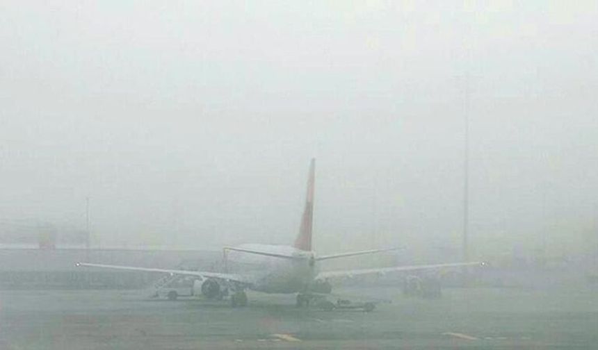 Karadeniz'de hava ulaşımına sis engeli