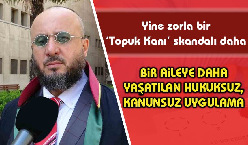 Yine bir zorla topuk kanı alma skandalı daha...