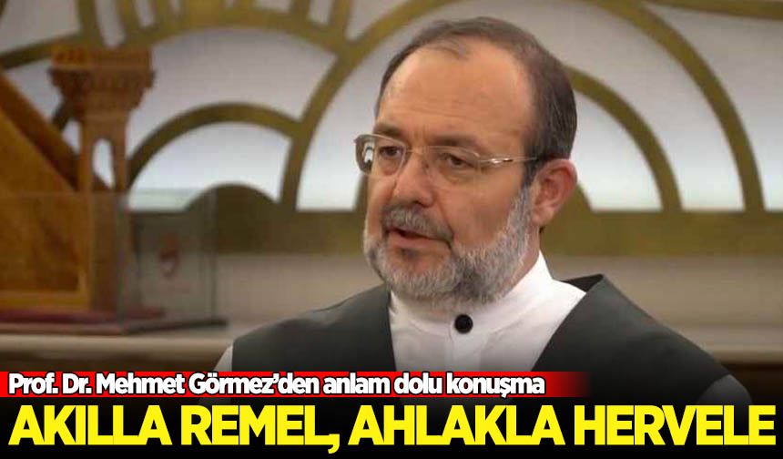 Günümüzde Remel ve Hervele nasıl yapılmalı? Prof. Dr. Mehmet Görmez açıkladı
