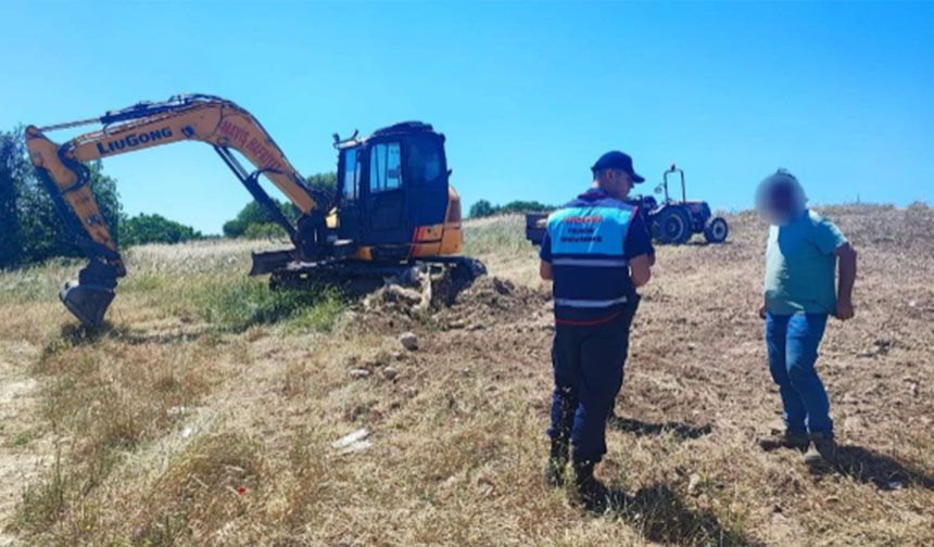 Aydın'da kaçak kazı yapanlar suçüstü yakalandı