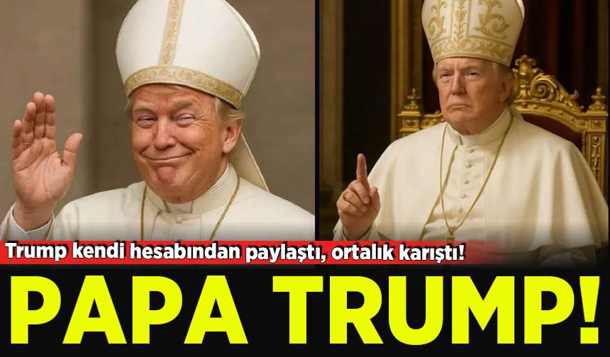 Trump, kendisini "Papa" olarak gösteren fotoğrafı paylaştı, sosyal medya ayağa kalktı