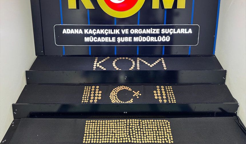 Adana'da sahte altın imal eden 4 kişi tutuklandı