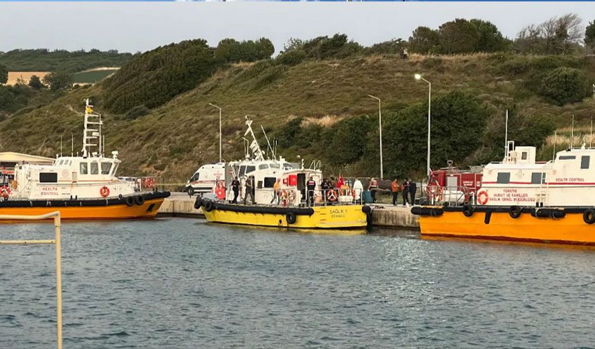 Çanakkale'de sağlık botunda patlama meydana geldi
