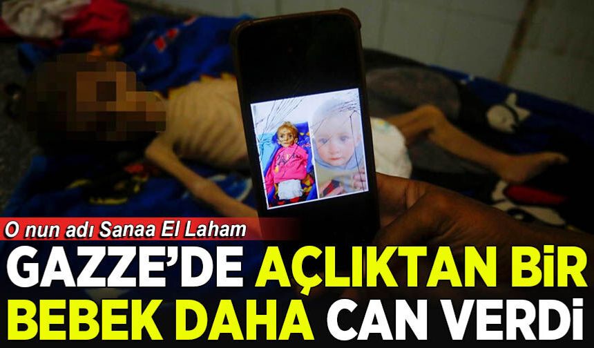 Gazze'de açlıktan bir bebek daha can verdi