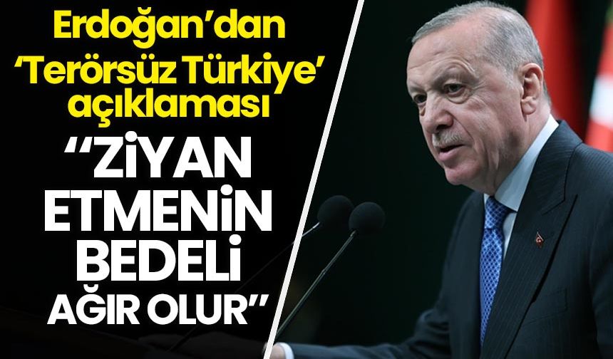 'Terörden kurtulmak için fırsat penceresi aralanmıştır, bunu ziyan etmenin vebali ağır olacaktır'